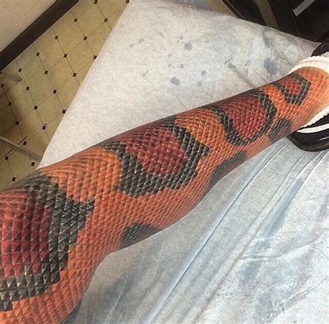 Snake meaning and tattoo ideas. Realissstic snake tattoo : ATBGE