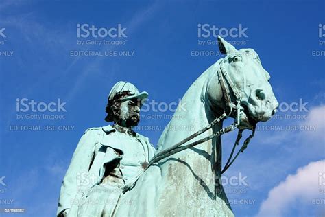 The Equestrian Statue Of King Frederik Vii Stock Photo Download Image
