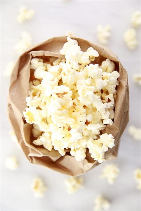 Homemade Microwave Popcorn Made In A Brown Paper Bag Gemmas Bigger