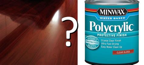 Why You Should Never Put Polycrylic Over A Red Mahogany Stain Red