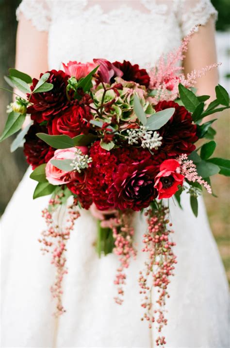 Red Wedding Bouquet Ideas