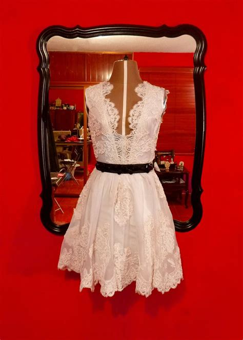 White Lace Dress Made From Recycled Vintage Bridal Gown Lace White Dress Bridal Gowns Vintage