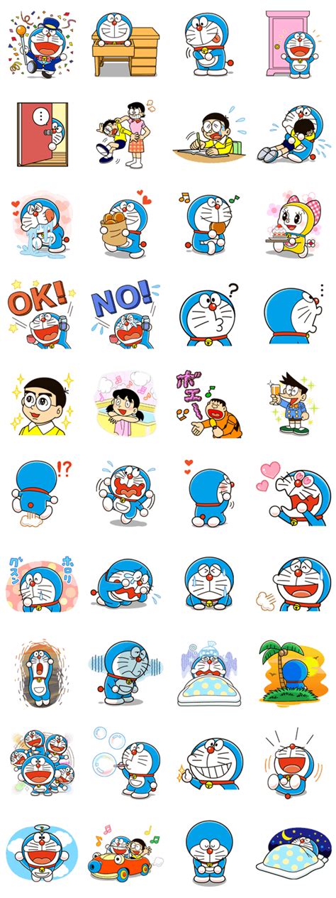 Download Emoticon Text Sticker Doraemon Minamoto Shizuka Hq Png Image