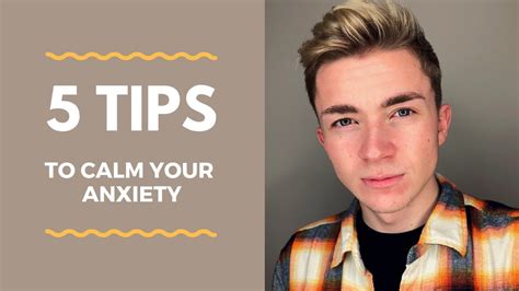 Tips To Calm Your Anxiety Youtube