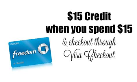 Chase's debit purchase limit is somewhat lower than the average; Chase Freedom: $15 Credit with $15 Purchase :: Southern Savers