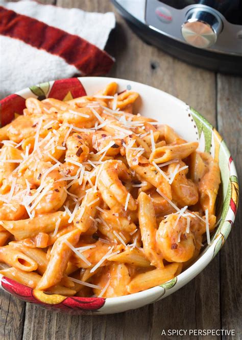 Instant Pot Shrimp Pasta With Vodka Sauce Video A