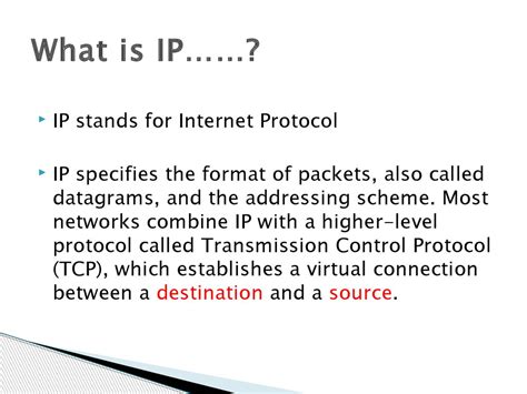 Computer engineering computer network mca. Internet Protocol (IP) - презентация онлайн