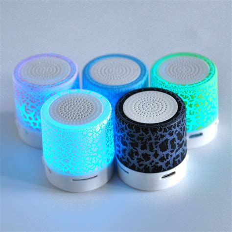 2020 A9 Mini Bluetooth Portable Speaker Wireless Smart Loudspeaker Led Mic Usb Aux Audio Mp3