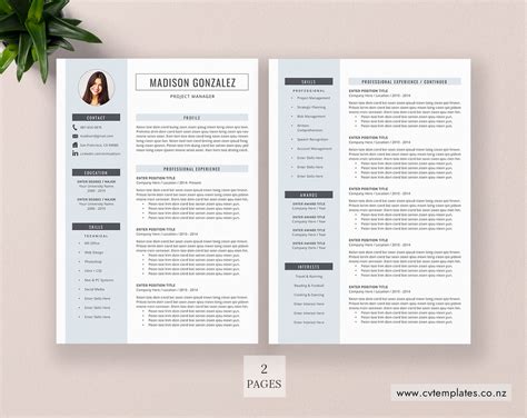 Cv help improve your cv with help from expert can a resume be 2 pages? CV Template, Professional Curriculum Vitae, Minimalist CV ...
