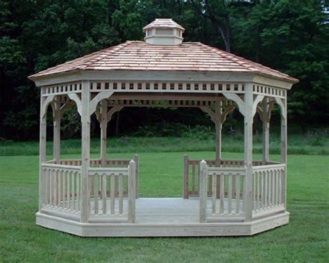 Our gazebos designs include the floor, all required hardware and plans. Gazebos : Wooden Garden Shed Plans Compliments Of Build ...