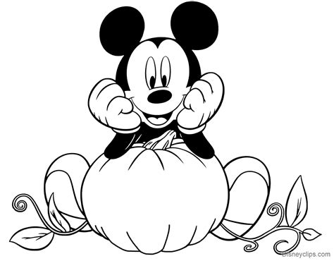 Disney Halloween Coloring Pages (3) | Disneyclips.com