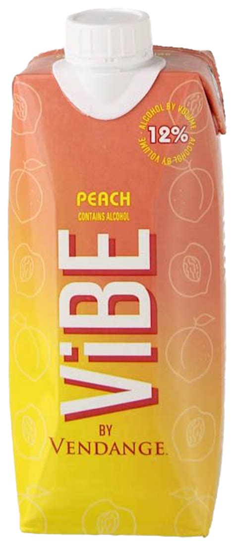 Vendange Vibe Peach 500ml Bremers Wine And Liquor