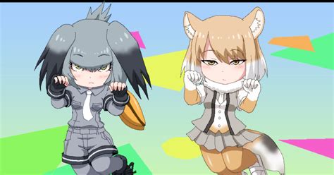 Kemono Friends Shoebill Kemono Friends Tibetan Sand Fox Kemono