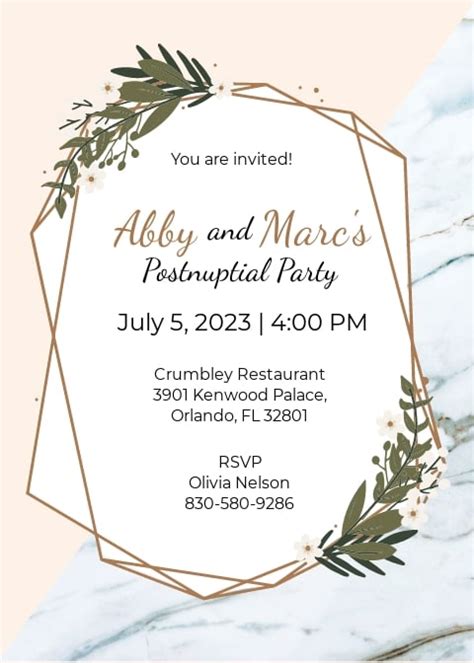 Email Party Invitation Template Free  Illustrator Word Outlook