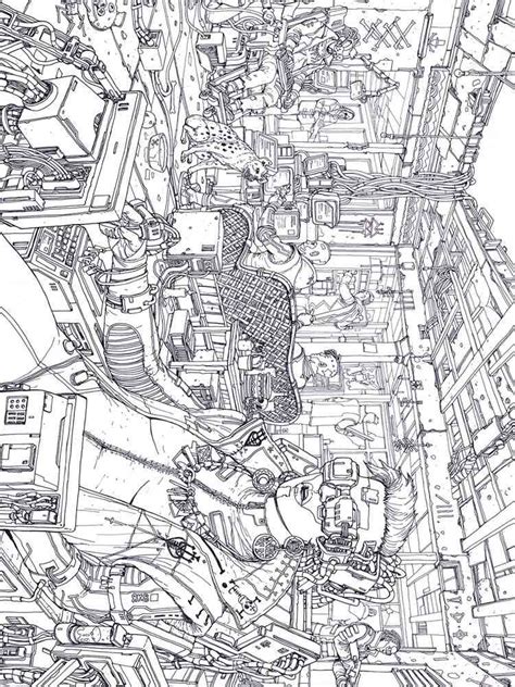 Cyberpunk 2077 4 Coloring Page