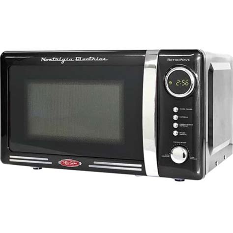 Nostalgia Rmo770blk Retro Series 07 Cu Ft 700w Microwave Oven