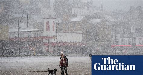 snow hits uk in pictures uk news the guardian