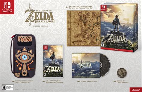 The Legend Of Zelda Breath Of The Wild Special Edition Nintendo Switch