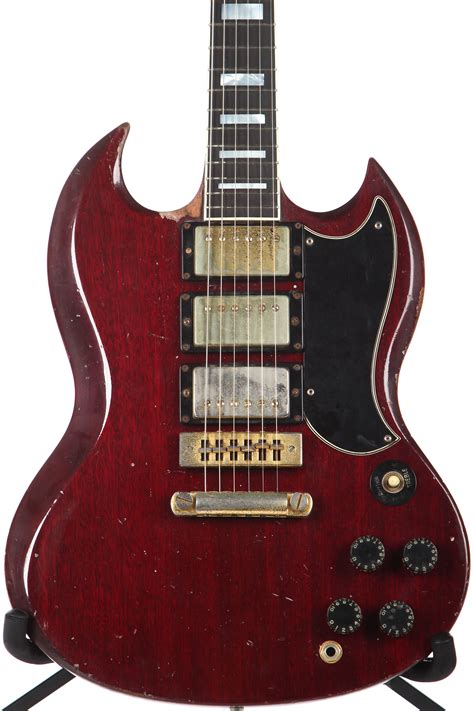 1978 Gibson Sg Custom 3 Pickup Electric Guitar Guitar Chimp