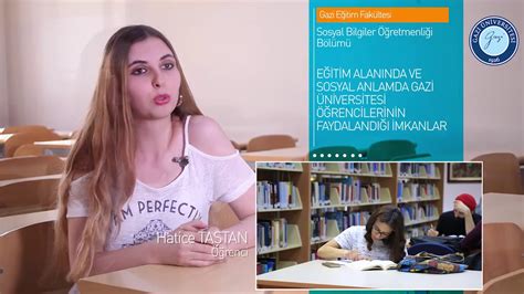 Gazİ Üniversitesi Sosyal Bilgiler Öğretmenliği Bölümü Tanıtımı Youtube