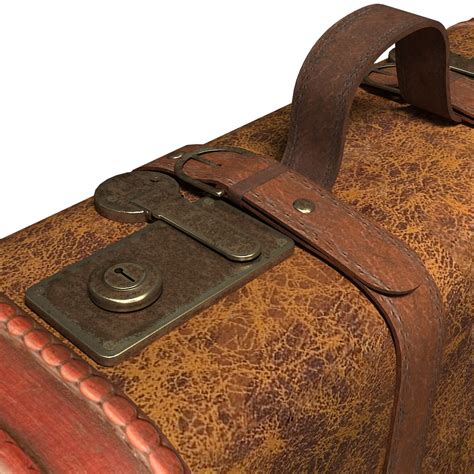 Old Suitcase 3d Model Max Obj 3ds C4d