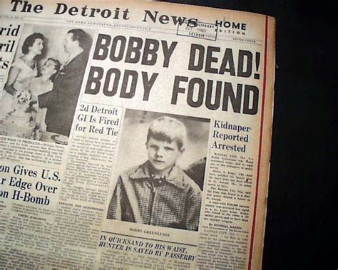 Bobby Greenlease Kidnapping Found Dead