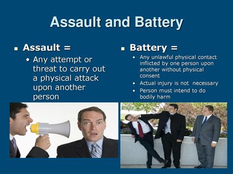 Explain The Difference Between Assault And Battery