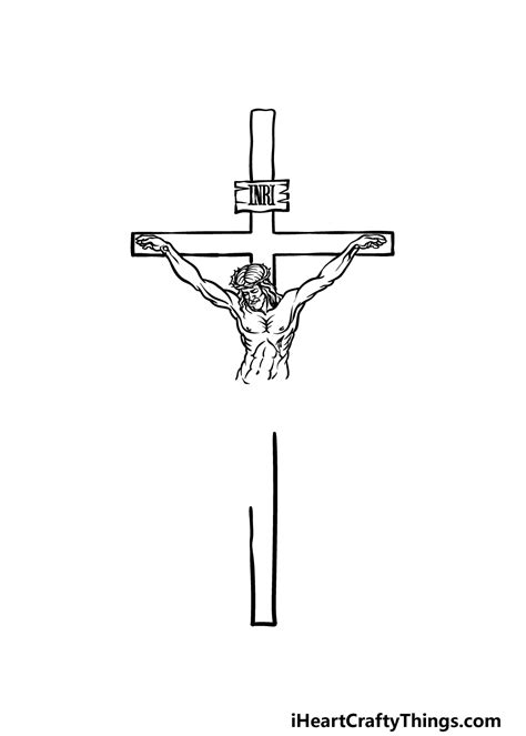 Drawing Jesus On The Cross How To Draw Jesus On The Cross Step By