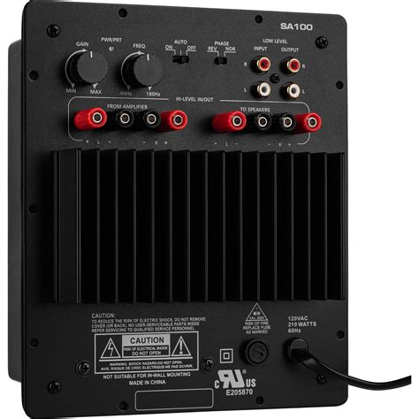 Dayton Audio Sa100 100w Subwoofer Plate Amplifier