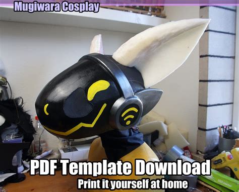 Digital Protogen Head Base Template For Fursuits Pdf Etsy Uk