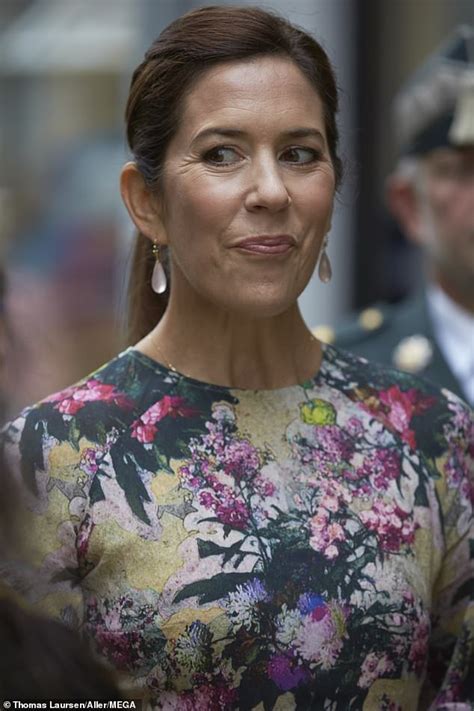 crown princess mary attends the official opening of the odense flower festival in denmark