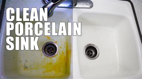 How To Clean Porcelain Sink What Cleaned This Old Sink The Best