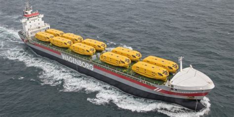 Spotted Wagenborg Cargo Ship Vancouverborg Delivers 20 Lifeboats For