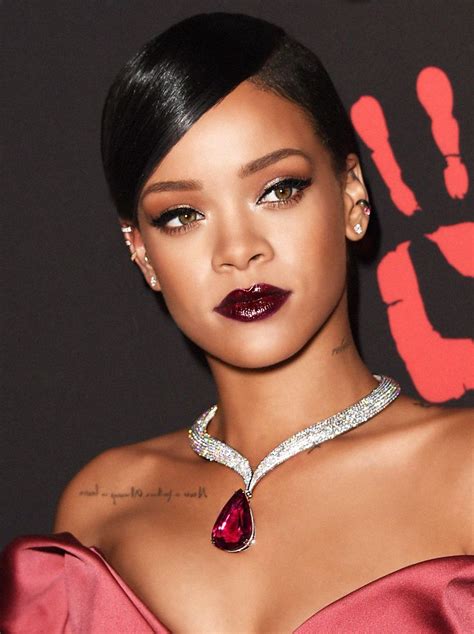 Rihanna Rihanna Photos Dark Lipstick Rihanna
