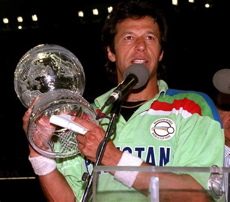 Imran Khan Delivers His Victory Speech England V Pakistan World Cup