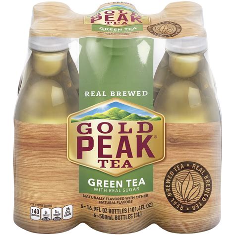 Gold Peak Green Tea Bottles 169 Fl Oz 6 Pack 6 Ct 169 Fl Oz Shipt