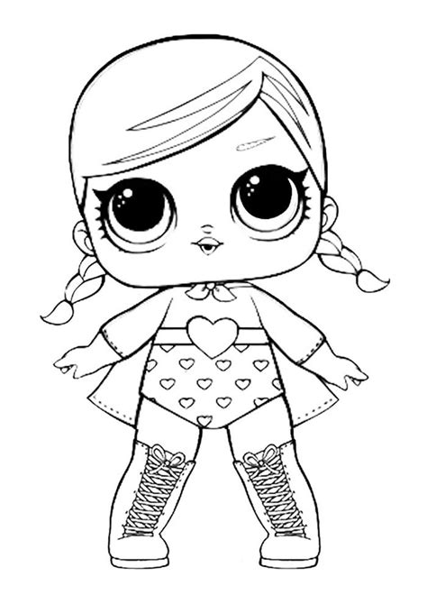 Mas de 200 Dibujos de Muñecas LOL surprise para Colorear 🦄