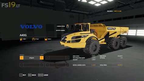 Volvo A40 3 Fs19 Mods Farming Simulator 19 Mods