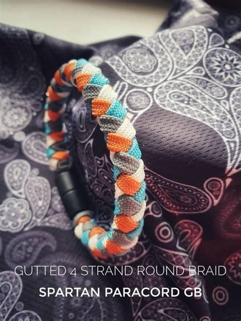 Learn how to make a simple diy round briad key fob with paracord. Four strand round braid, Paracord bracelet, 550 paracord, bracelet, friendship bracelet, Team ...