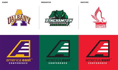 America East Conference Rebrand On Behance