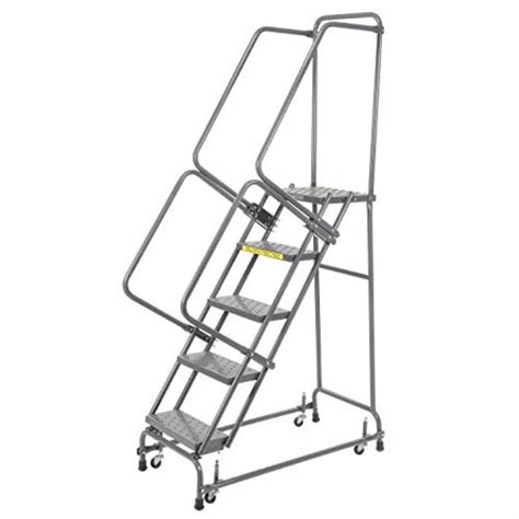 Ballymore Fsh526p Steel Standard Rolling Ladder With Spring Loaded