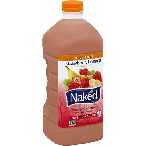 Naked Juice Smoothie Strawberry Banana Juice Lemonade