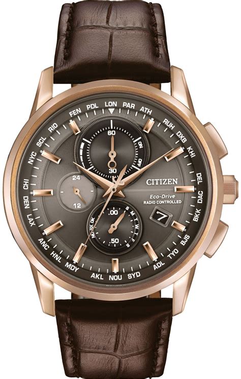 Citizen Eco Drive Mens World Chronograph A T Watch Mullen Jewelers
