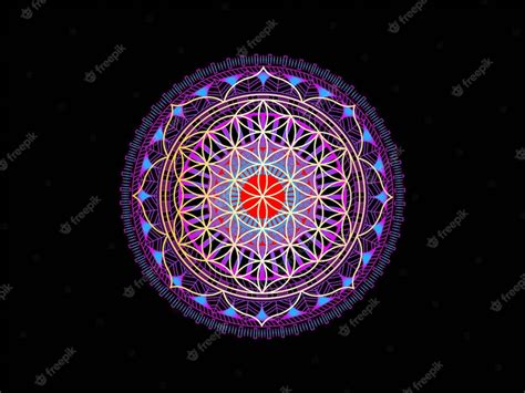 Premium Vector Sacred Geometry Sacred Geometry Mystical Spiritual