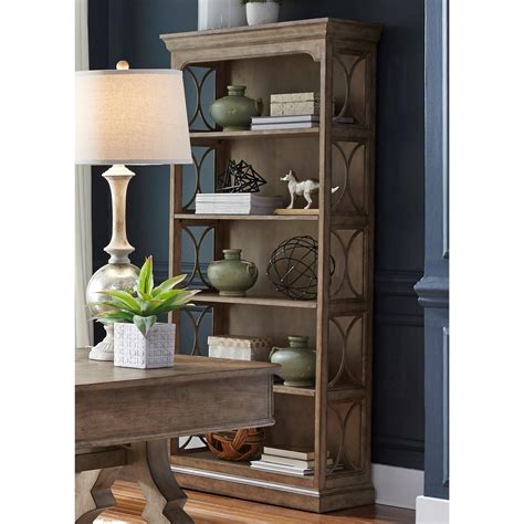 Liberty Furniture Simply Elegant Bookcase With Grid Overlay Wayside