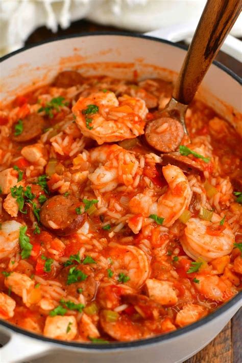 Jambalaya Is A Classic Spicy New Orleans Dish Loaded With Sausage