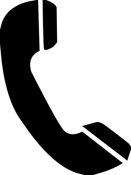 Telephone Clip Art Black And White Clipart Best
