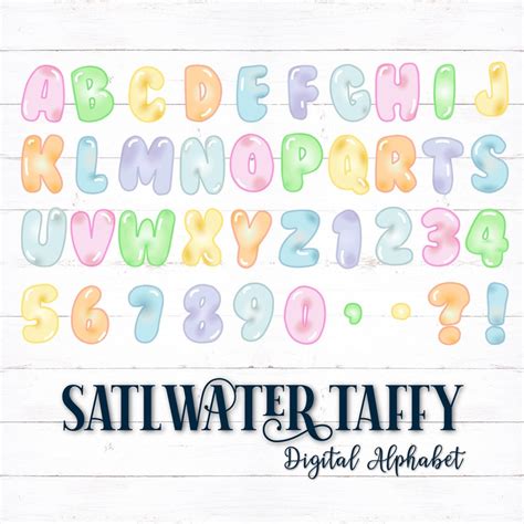 Printable Digital Alphabet Letters Bubble Letters Puff Etsy