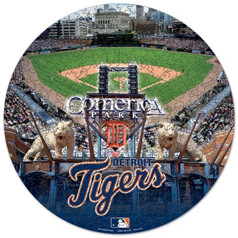 Comerica Park And Tigers Logo Puzzle