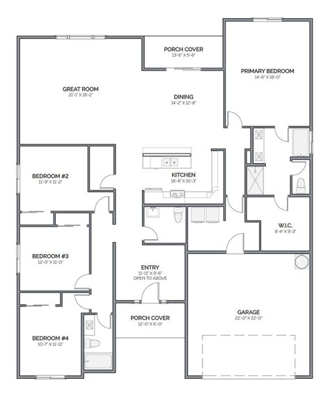 Glenview Floor Plan Signature Collection Lexar Homes